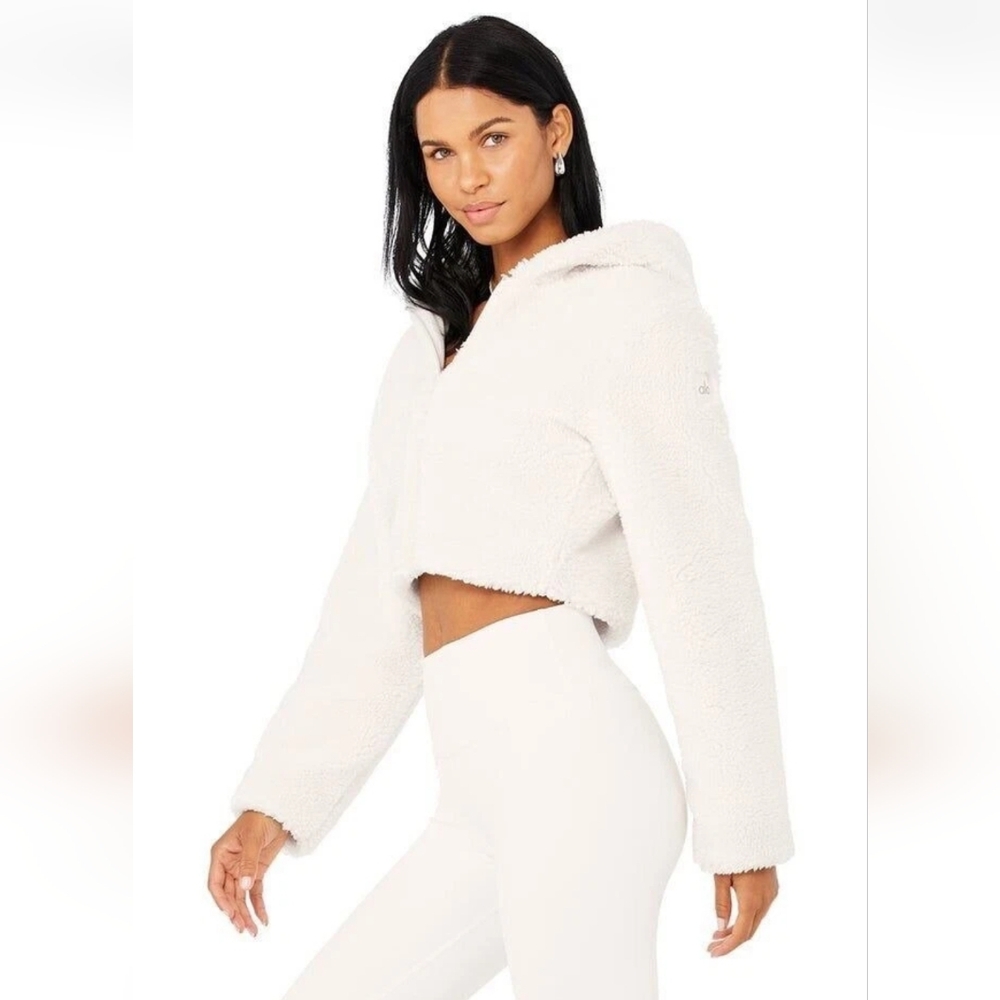 Alo Yoga LA Cropped Jacket NWOT Small